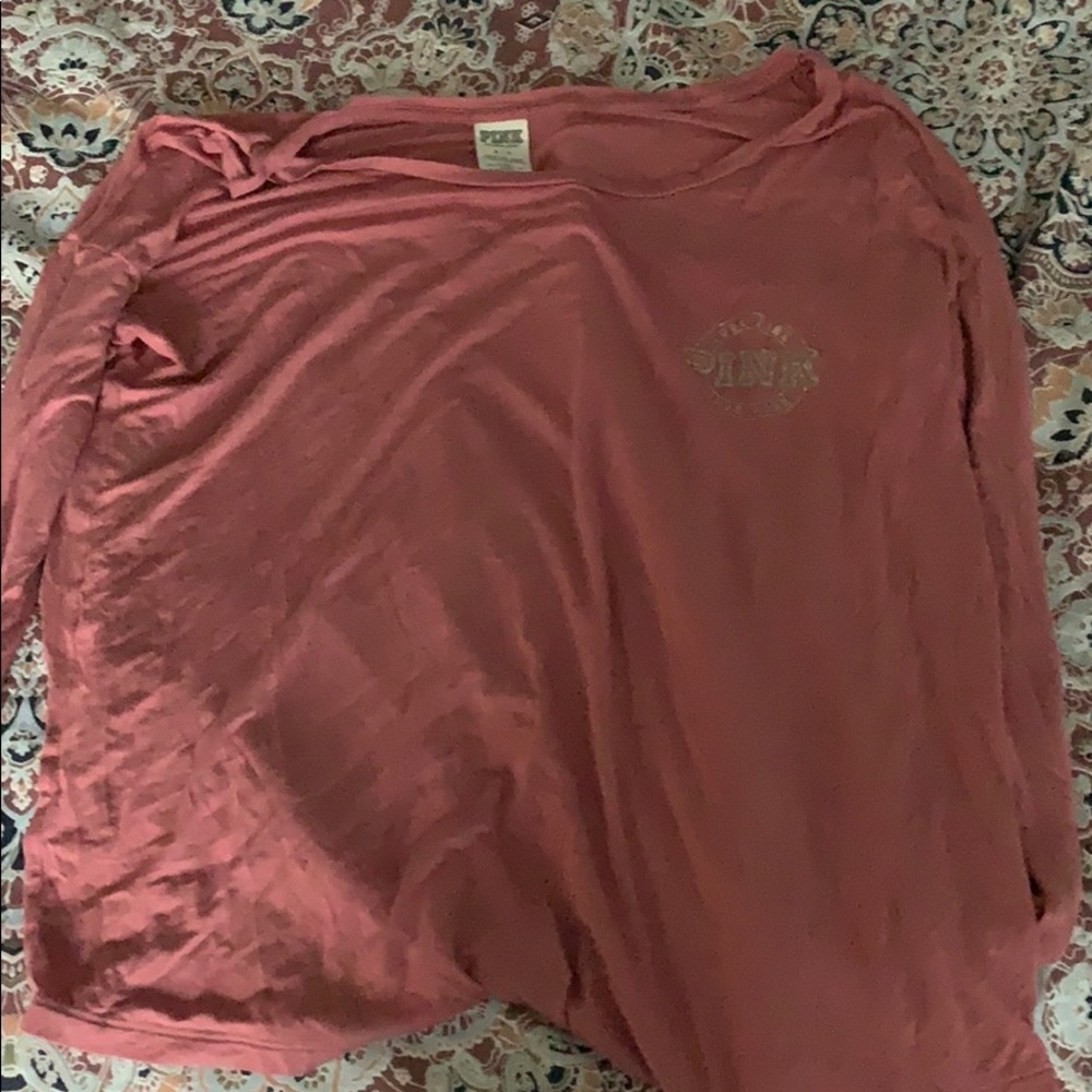 Gently used pink apparel.